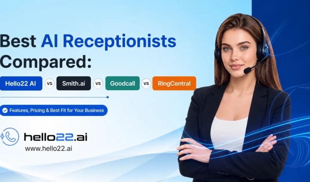 Best AI Receptionists Compared: Hello22 AI vs Smith.ai vs Goodcall vs RingCentral