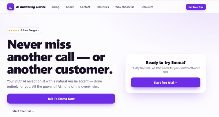 AI Answering Service Best Budget Flat-Rate Option (aiansweringservice.io)