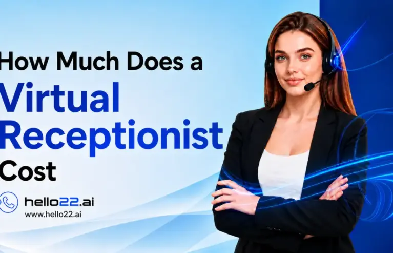 Virtual receptionist answering business calls and managing appointments, illustrating the costs and pricing factors of virtual receptionist services.