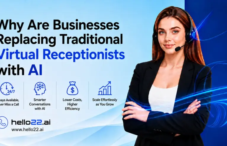 Businesses replacing traditional virtual receptionists with AI